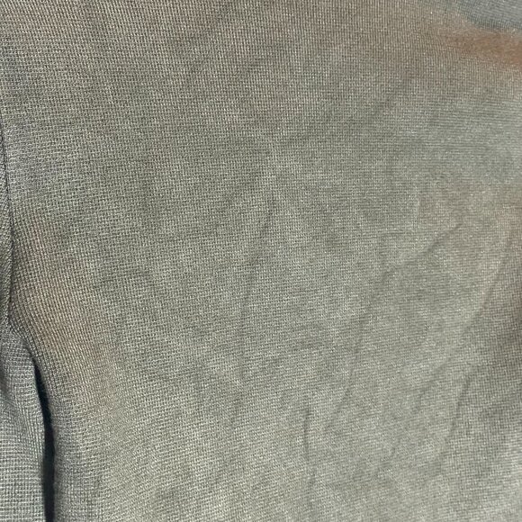 Abercrombie & Fitch Sweetheart Slim Semi Cropped Sweater Distressed Green Small - Picture 3 of 5